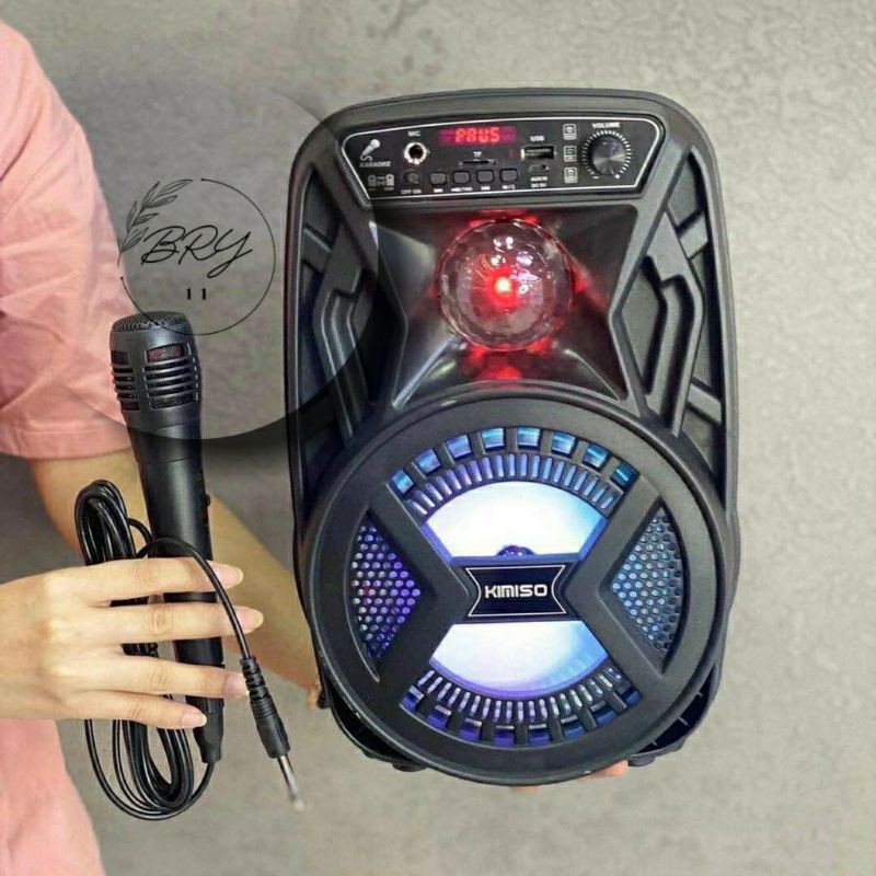 bry11 - Speaker BT  6,5 inch QS-3603 + MIC / Portable Wireless Party SUPER DUPER BASS