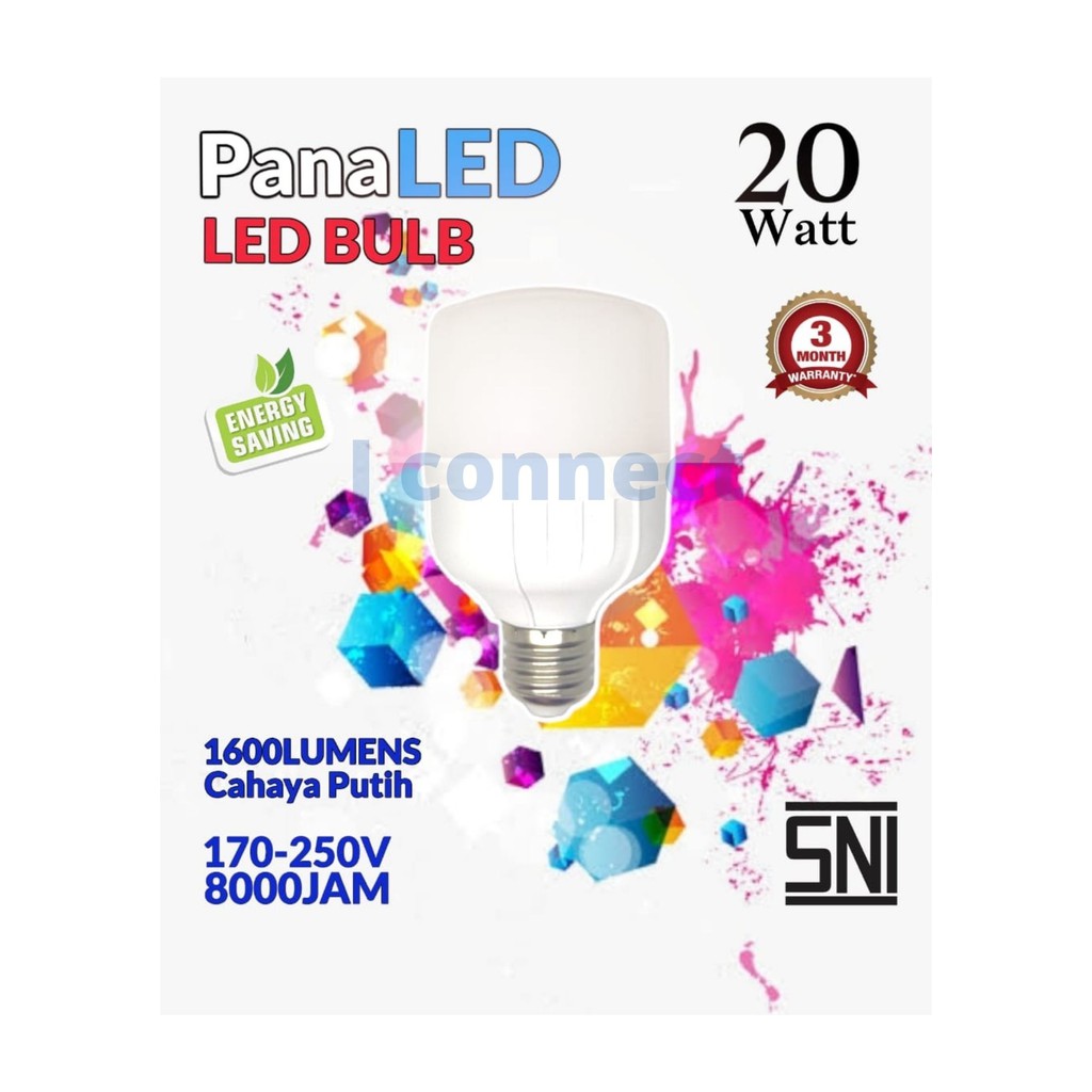 Lampu Bohlam LED PanaLED 20W / Lampu LED Capsule 20Watt / LED Kapsul 20W / LED Bulb 20W / Lampu LED 