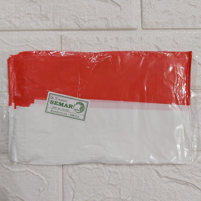 Bendera Plastik Merah Putih - Merek Bhinekka