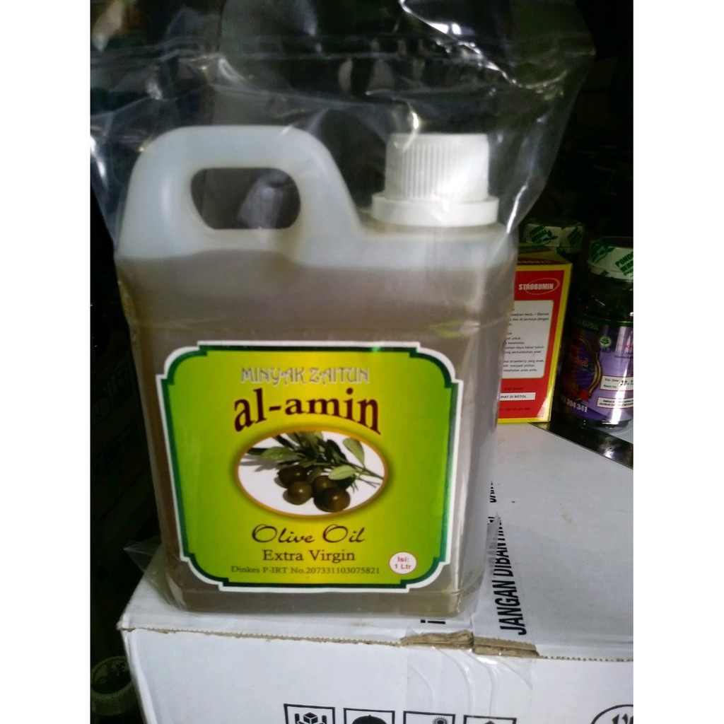 Jual Minyak Zaitun Extract Virgin Olive Oil AlAmin 1000ml 1 liter