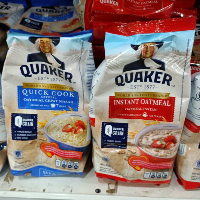 

QUAKER INSTAN OATMEAL / HAVERMOUT / SEREAL / CEREAL / OATS / GANDUM