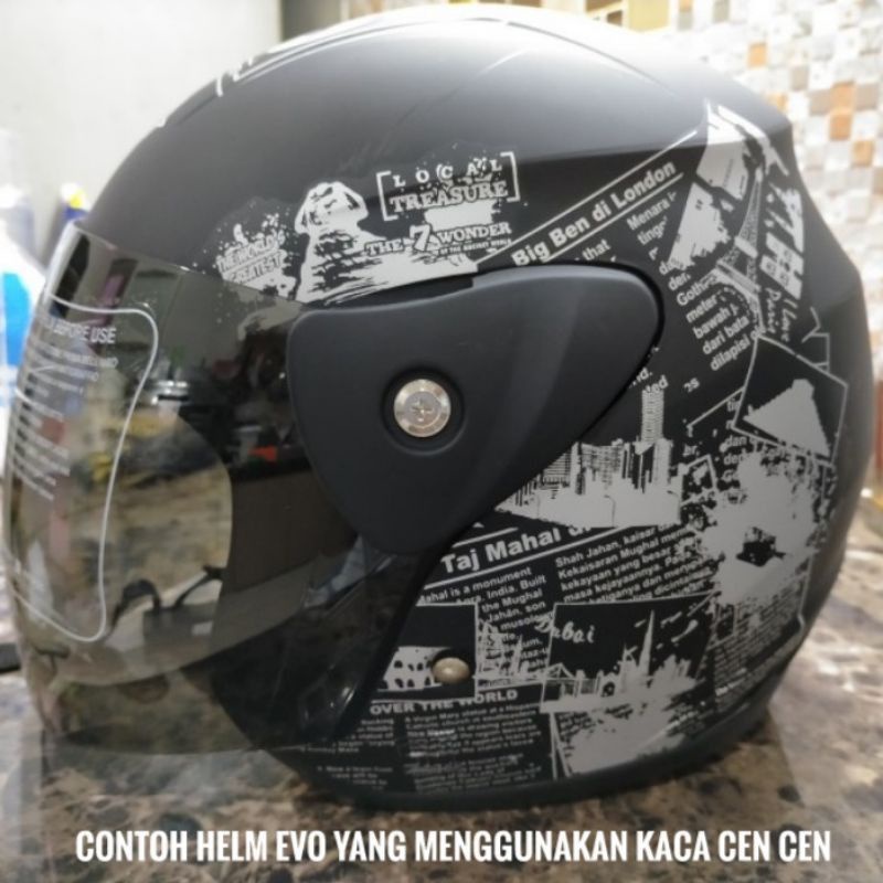 KACA HELM UNTUK HELM CHEN STANDART  CABERG (J FORCE, J KING), SHEL, G74 MAXIM