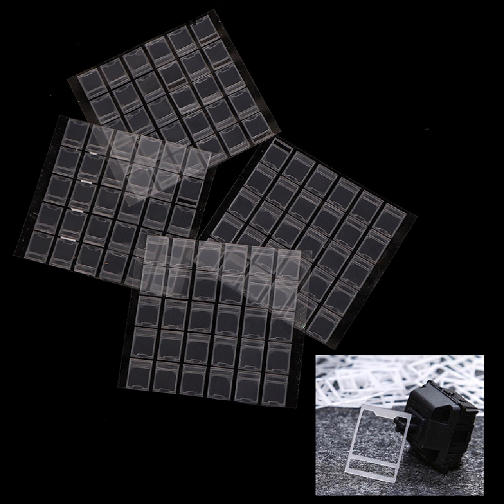 // justenjoyingg.id // 120pcs/set Clear MX Switch Film for Mechanical Keyboard HTV Shaft Film Repair ~