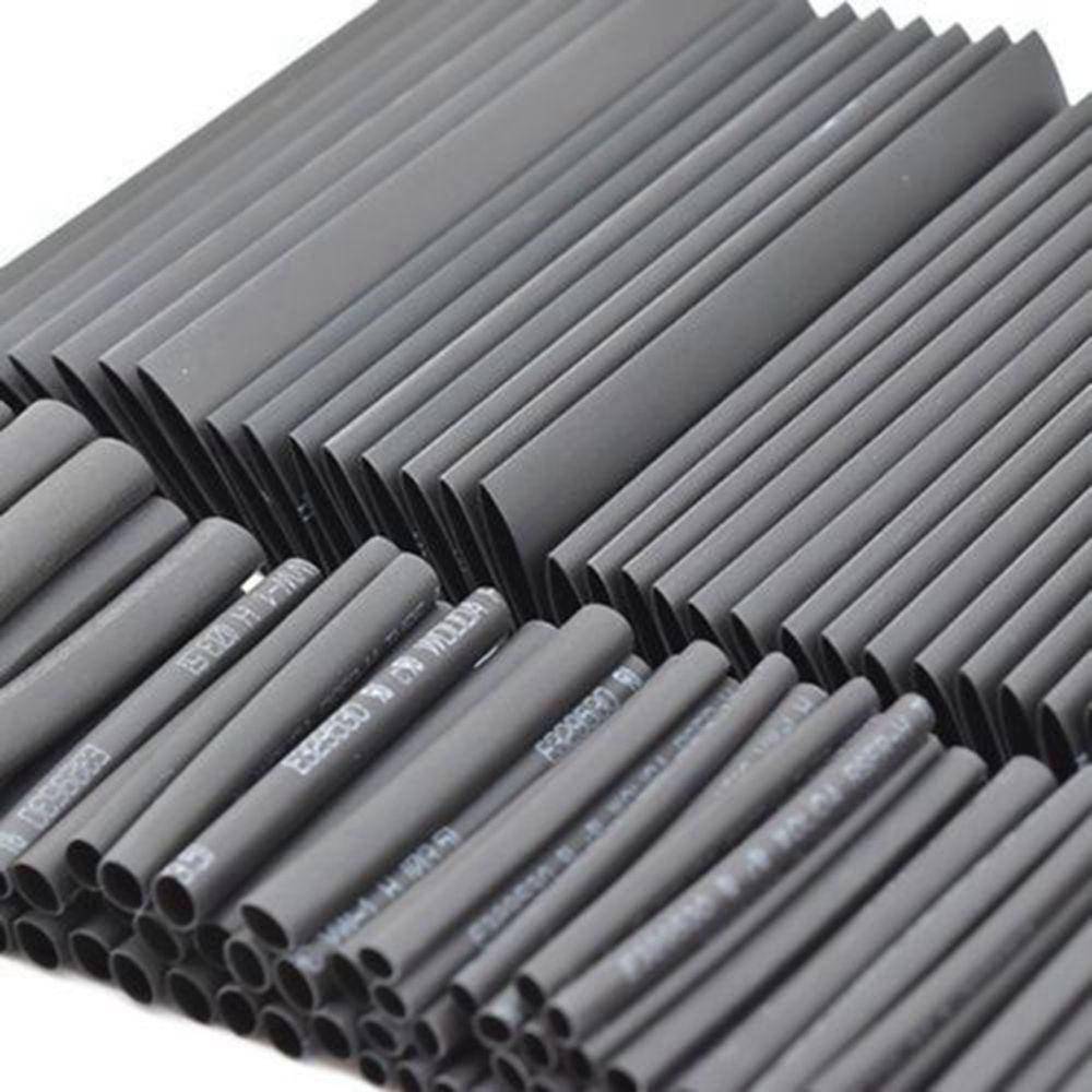 Solighter 5M Heat Shrink Tube weatherproof Warna Hitam Alat Tangan Kombinasi Tubing Kawat