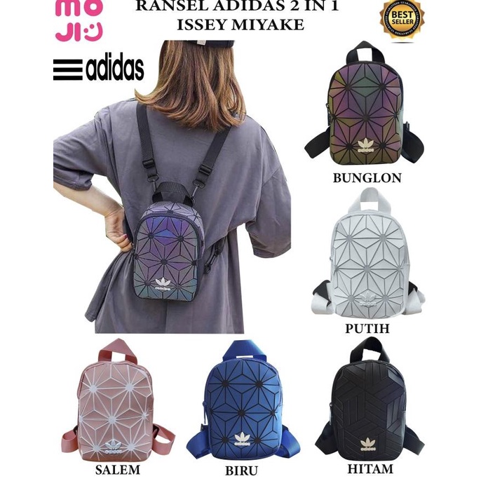 Tas Ransel Adidas Wanita 2In1 Issey Miyake 3D / Backpack Adidas Mini