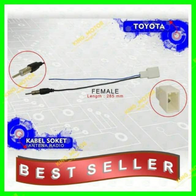 Soket Kabel Antena Female Toyota