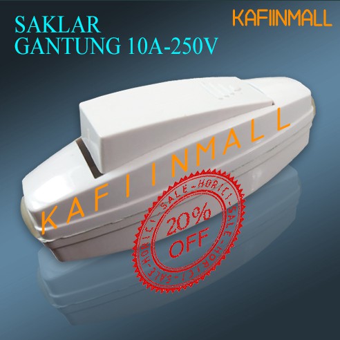 SAKLAR GANTUNG MURAH/SAKLAR ON-OFF SLIM 3 WARNA