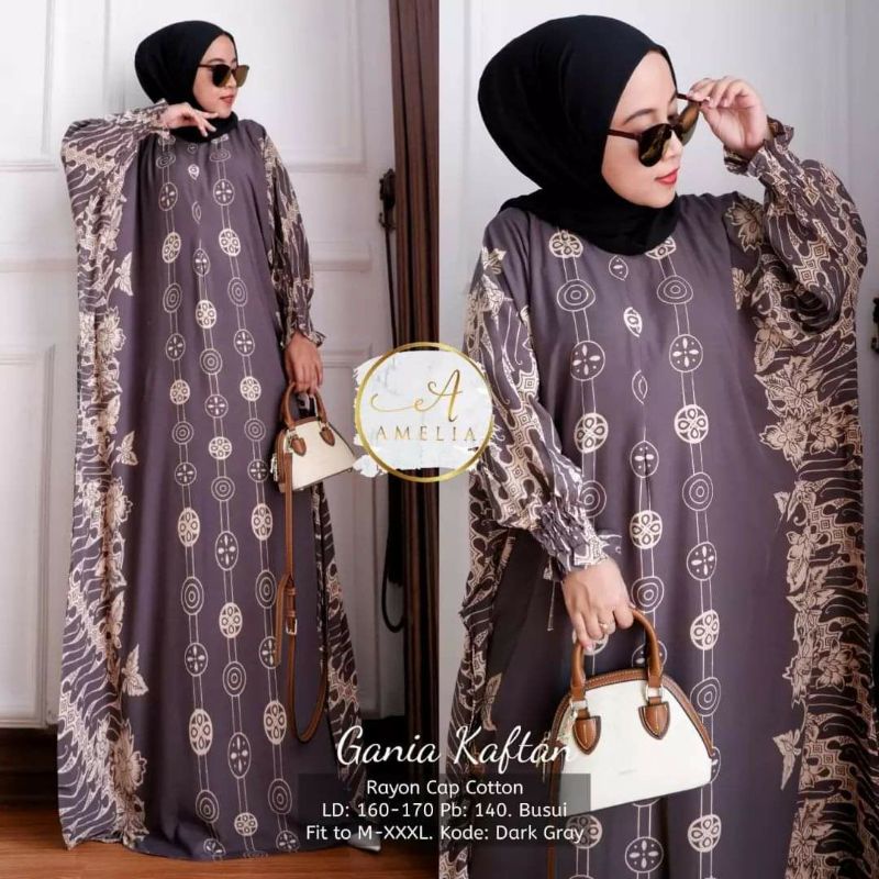 (BANYAK VARIAN TERBARU) | GENIA KAFTAN ● SARI KAFTAN ● BARA KAFTAN● KAFTAN PAULA SUPER Jumbo Big TERLARIS BUNDA HOME KAFTAN | BAHAN RAYON SUPER GRADE A | RESLETING DEPAN