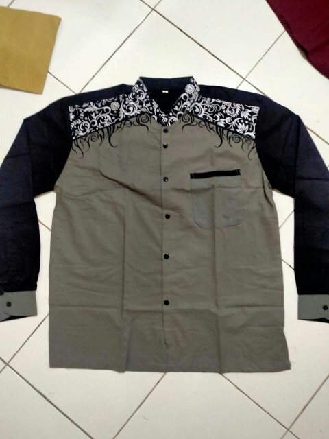 Kemeja Batik Lengen Panjang Kekinian