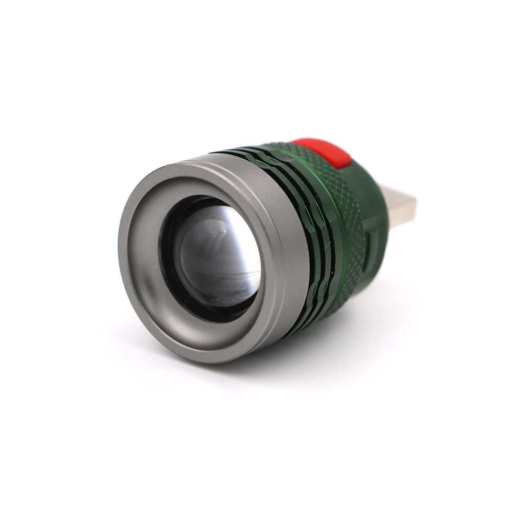 (BISA COD) RVOSTR Senter LED USB Zoomable Mini Handy Flashlight 800 Lumens