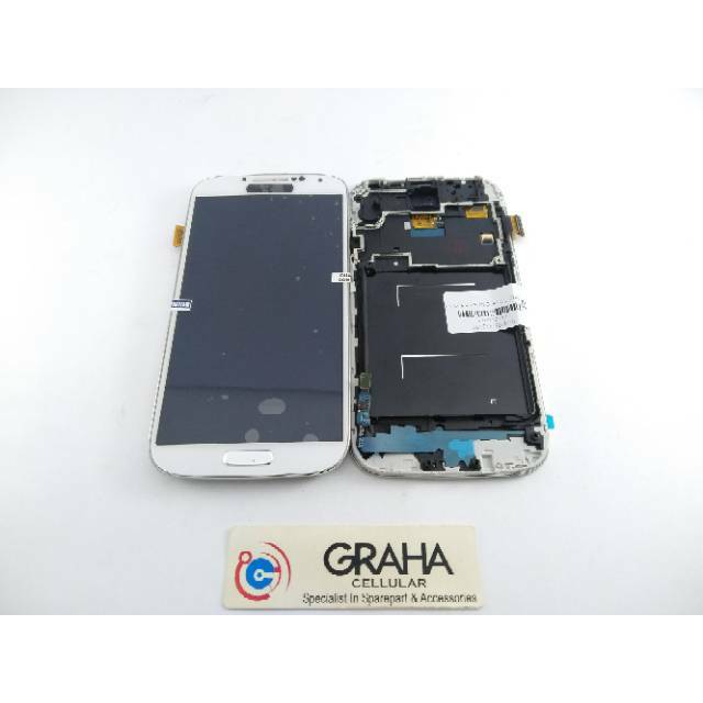 LCD SAMSUNG S4 / I9500 FULLSET TOUCHSCREEN + FRAME CONTRAS