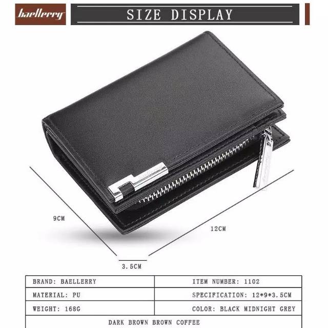 HS [COD] Dompet Baellerry Unisex D1102 Terbaru