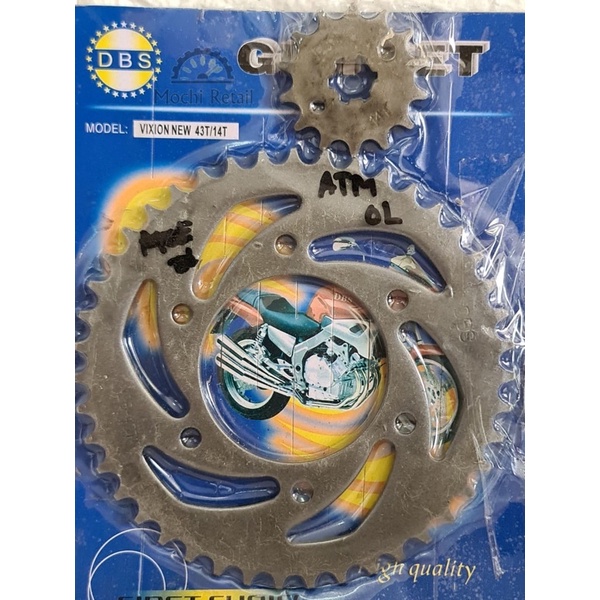 Gear Depan Belakang VIXION NEW