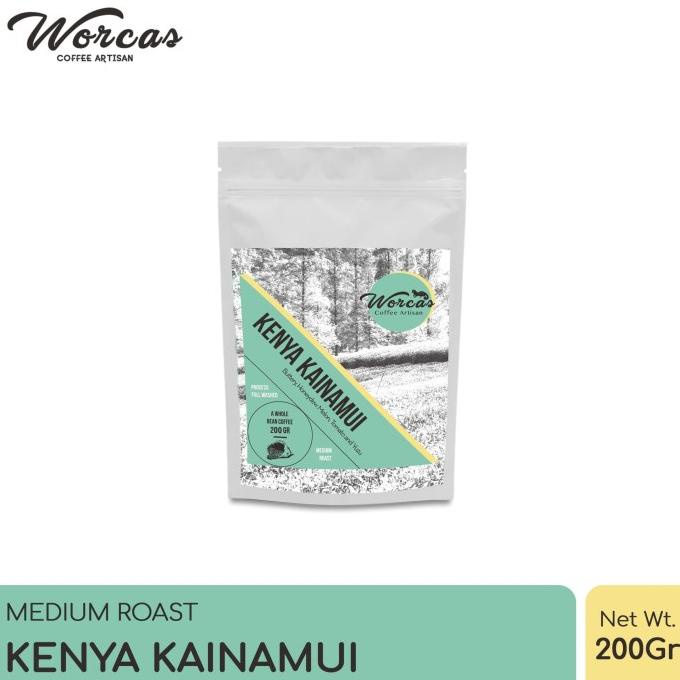 

[COD] WORCAS Arabica Kenya Kainamui 200gr - Medium Roasted Coffee [COD]