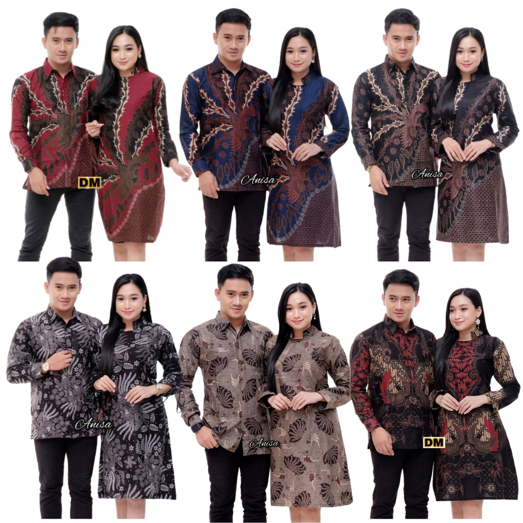 BAJU COUPLE PASANGAN/BATIK COUPLE MODERN/DRES COUPLE KONDANGAN