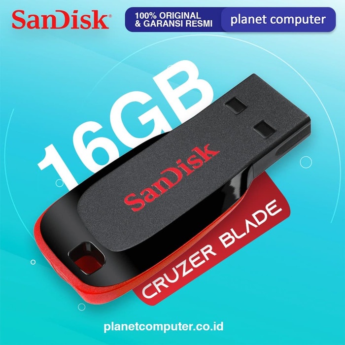 FLASHDISK SANDISK 16GB CRUZER BLADE