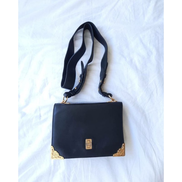 Salad Leather Sling Bag Second