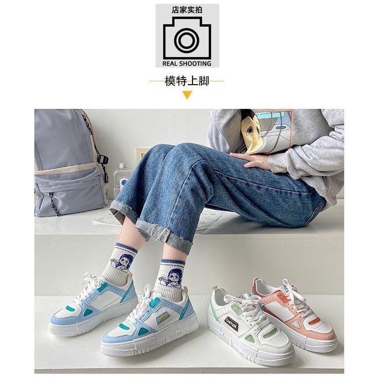 TBIG [COD] Sepatu Sekolah Sneakers Import Shoes YOURSN Wanita Sepatu Korea Style Sekolah Kuliah