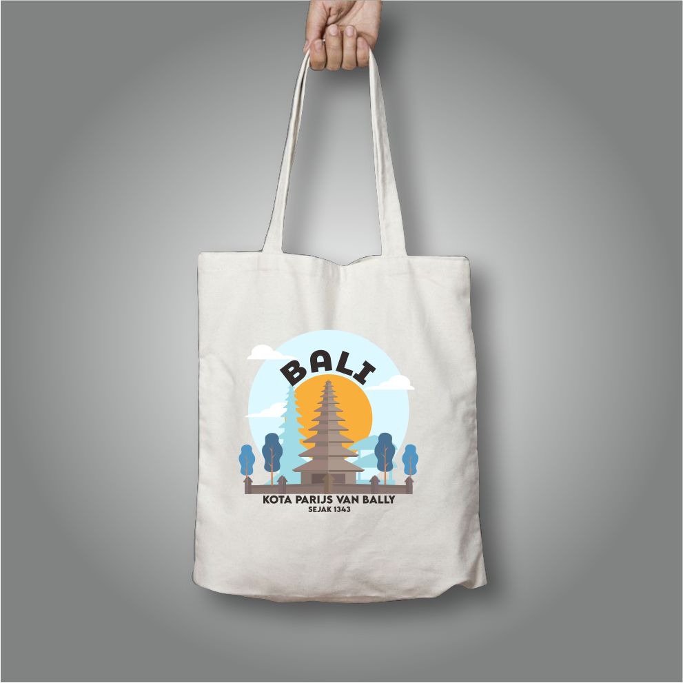 TOTEBAG RESLETING BLACU PREMIUM BAHAN CANVAS