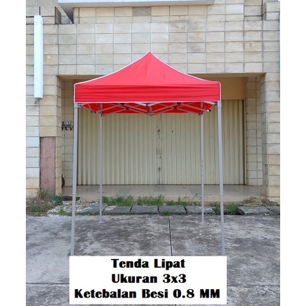 Tenda Lipat Ukuran 3x3 Besi Premium / Tenda Matic / Folding Tent