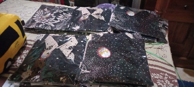Bswart Batik Hrb026 Kenongo Hem Pendek Padi Pekalongan M L Xl Batik Pria Murah Modern Grosir