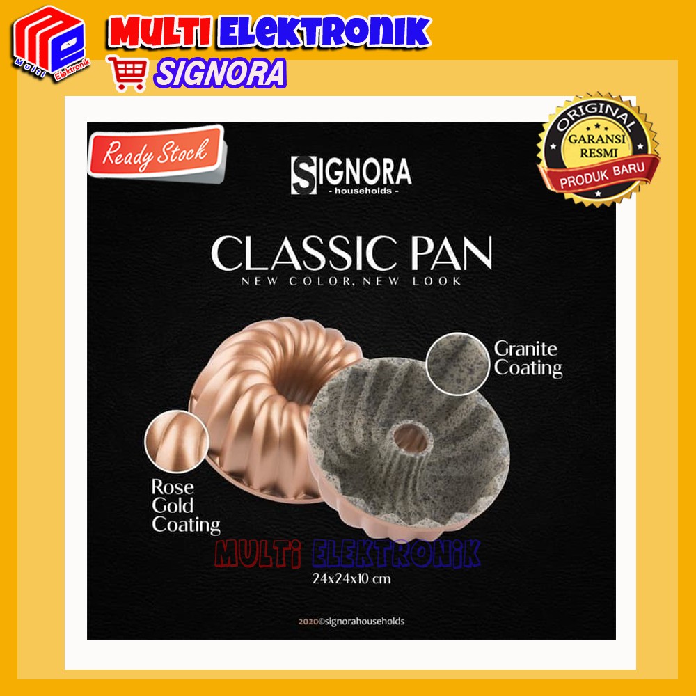 Loyang Signora Classic Pan Rose Gold - Loyang Cetakan Kue , Cake &amp; Bolu