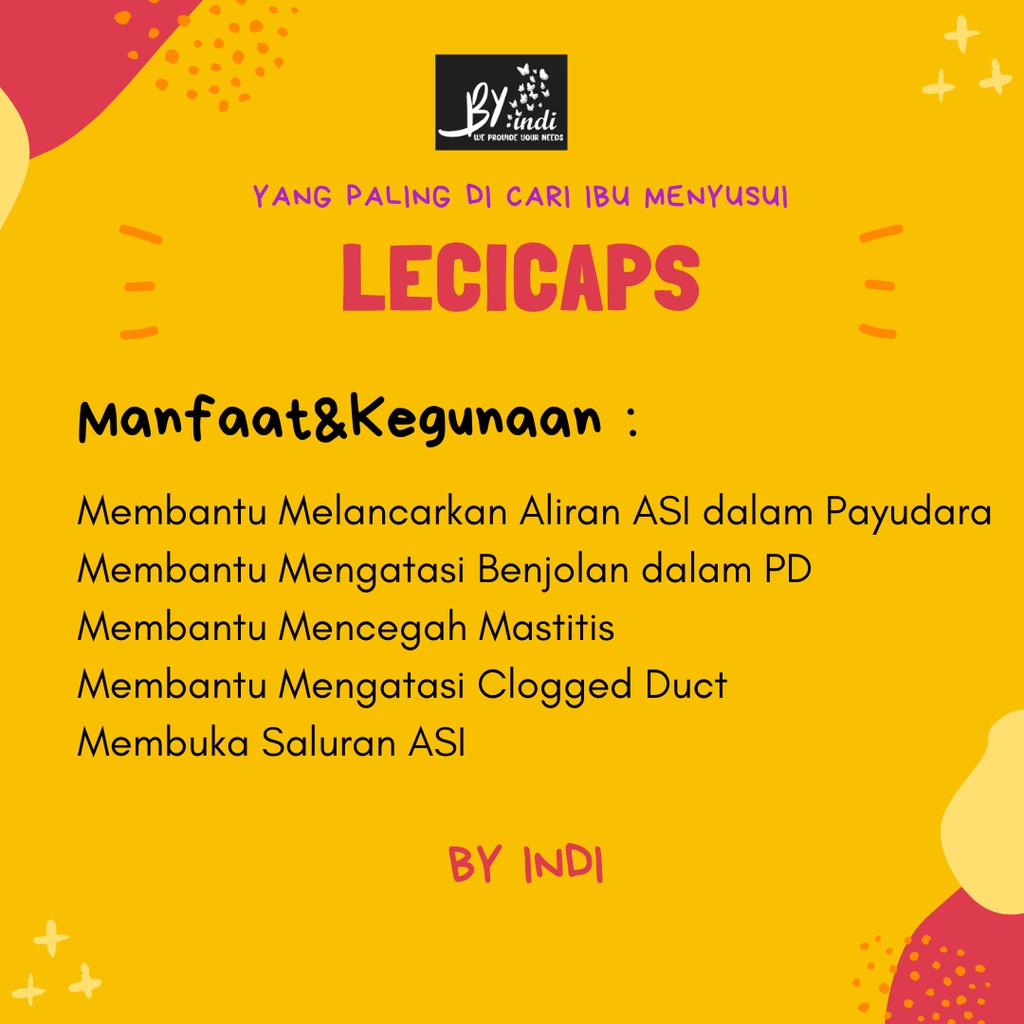 PAKET LECICAPS DAN FENUCAPS PELANCAR ASI SUMBAT BOOSTER ASI