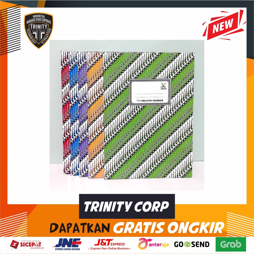 

BUKU FOLIO GELATIK KEMBAR ISI 200 per pcs