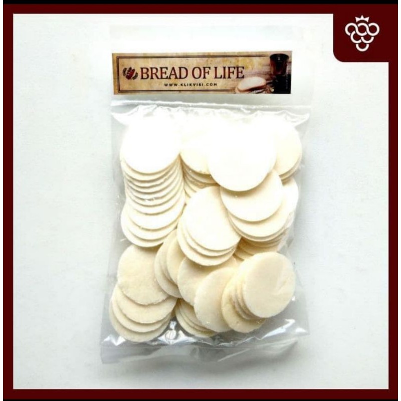 

Roti Perjamuan Kudus /Hosti 'Bread of Life' 25 gram