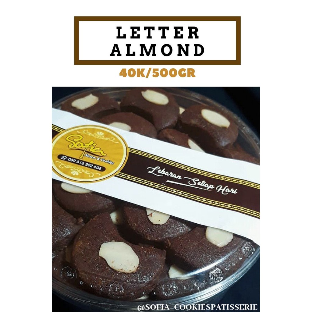 

LETTER COKLAT ALMOND