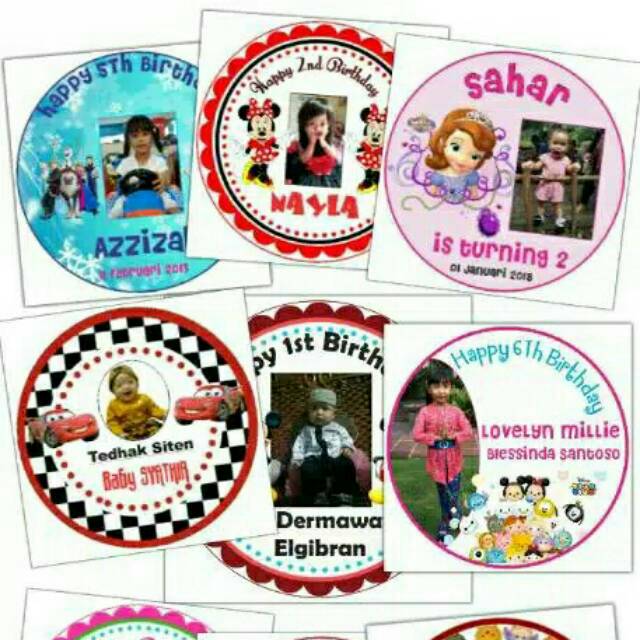 

Sticker label packaging olshop/sticker bento/nasi kotak/nasbox/snack ultah custom