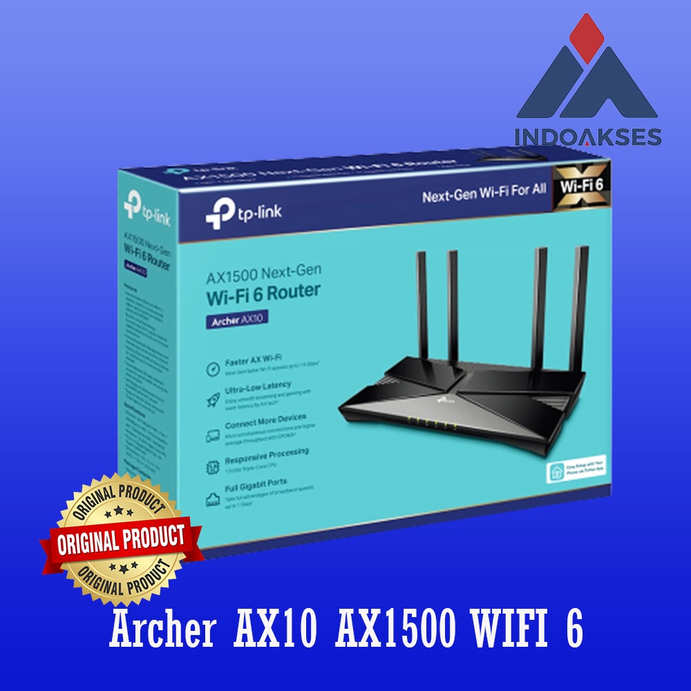 Archer AX10 AX1500 WIFI 6 Wireless Router Tp-link Archer AX10
