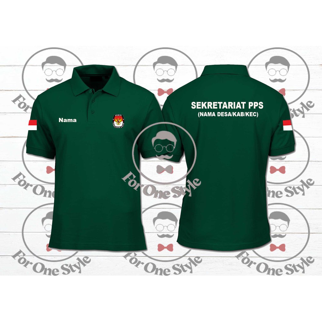 KAOS POLO SEKRETARIAT PPS - BAJU POLOSHIRT SEKRETARIAT PPS FREE NAMA DAERAH - KAOS KRAH PPS