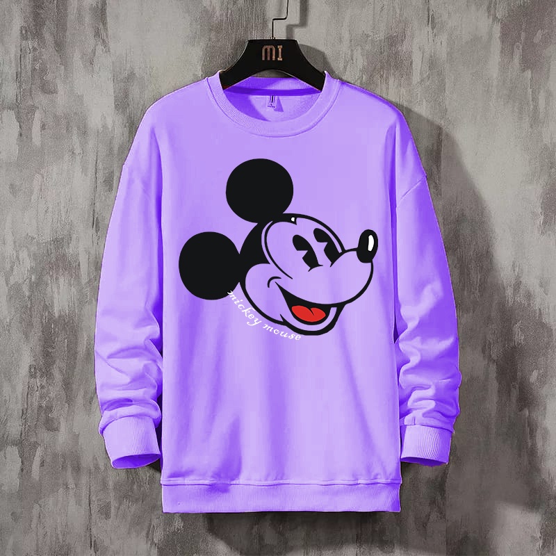 Crewneck Wanita MICKEY MOUSE Sweater wanita size M-XXL