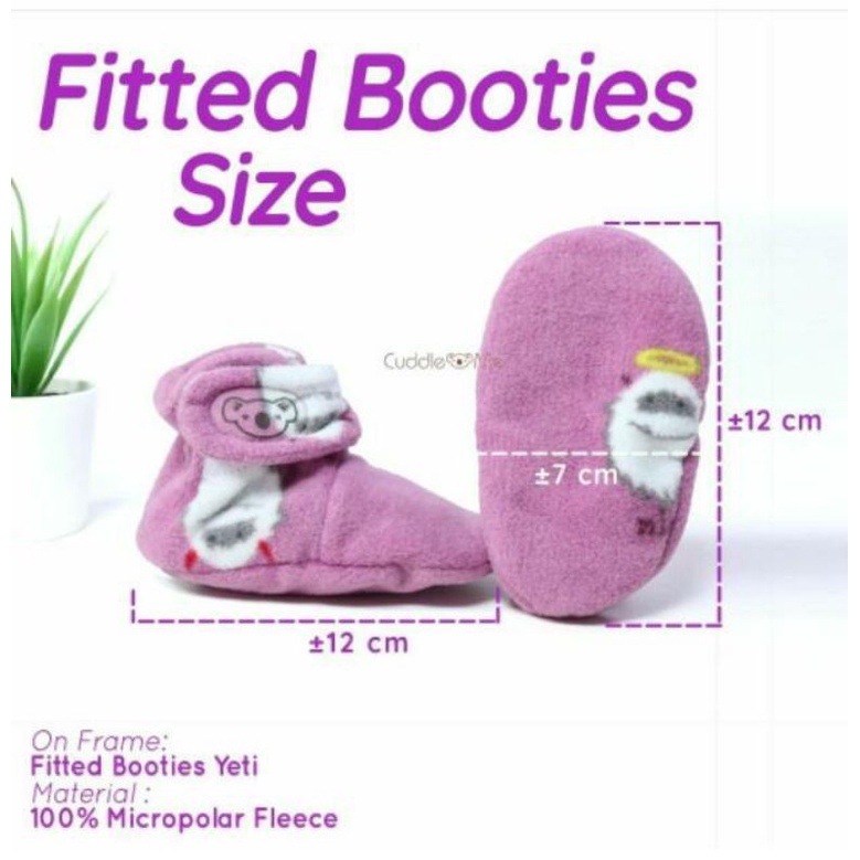 CUDDLEME FITTED BOOTIES sepatu boot bayi 0-7