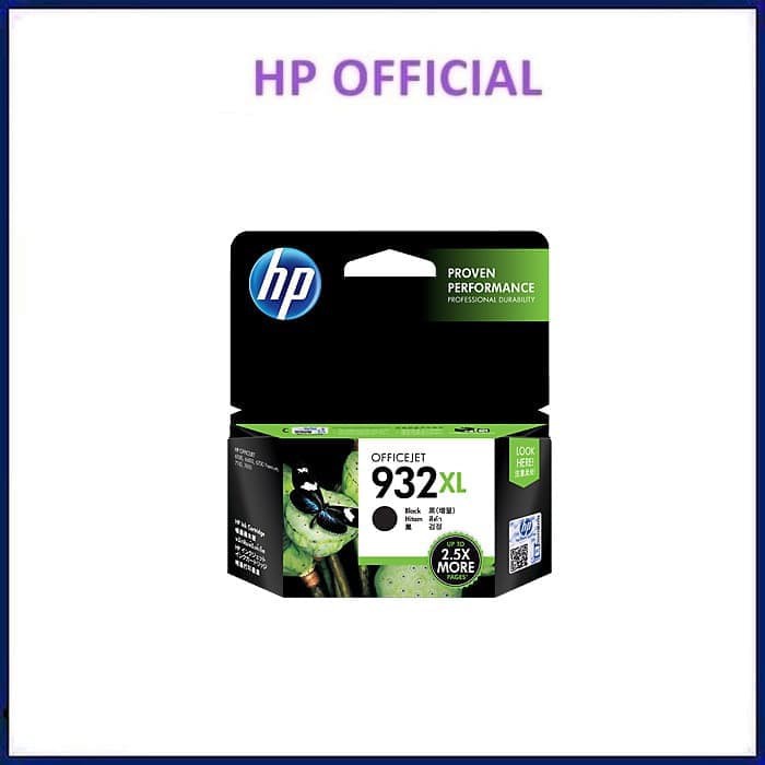 Tinta HP 932XL Black Original . Tinta Printer HP Ori 932XL