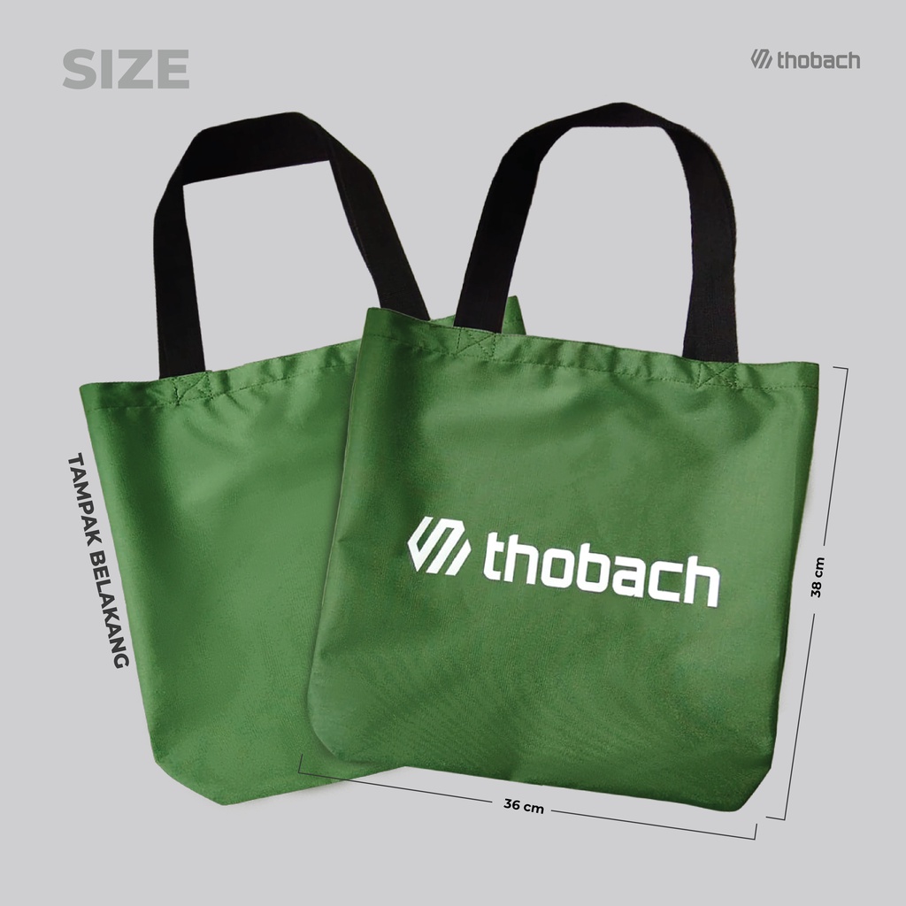 THOBACH-TOTE BAG CORDURA LOGO 1 TAS JINJING MULTIFUNGSI