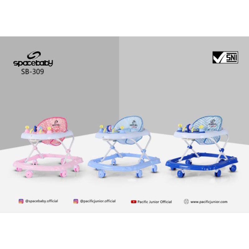 BABY WALKER SPACEBABY ALAT BELAJAR JALAN BAYI SB-302,SB-306,SB-309,SB-139,SB-513,SB-707