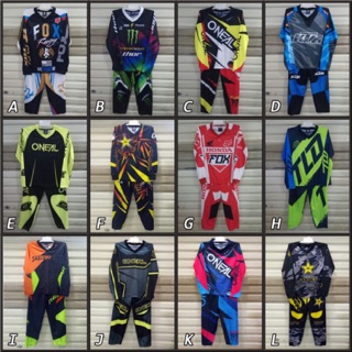 Setelan Anak  Motor Cross Baju Motor Cross Anak  Jersey  