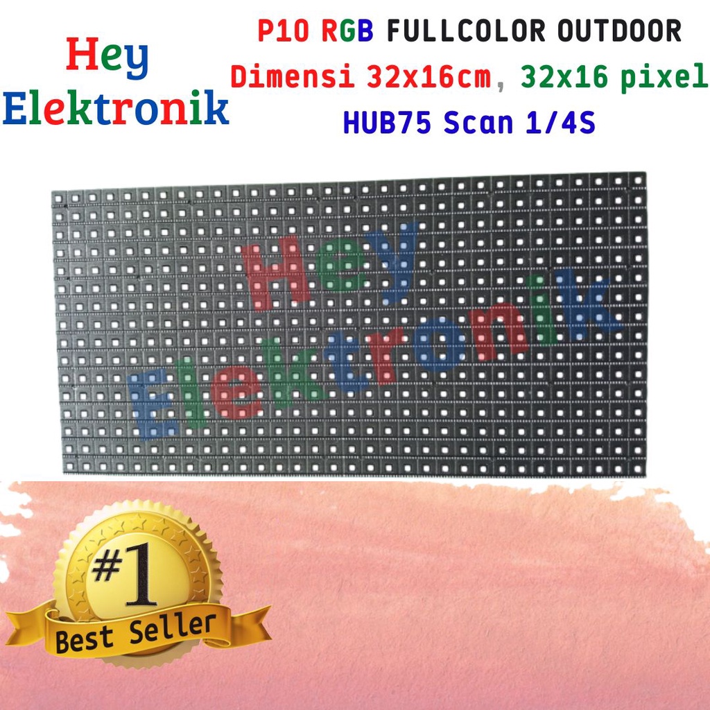 Panel Modul LED P10 RGB Fulloutdoor Scan 1/4 FULL COLOR SMD