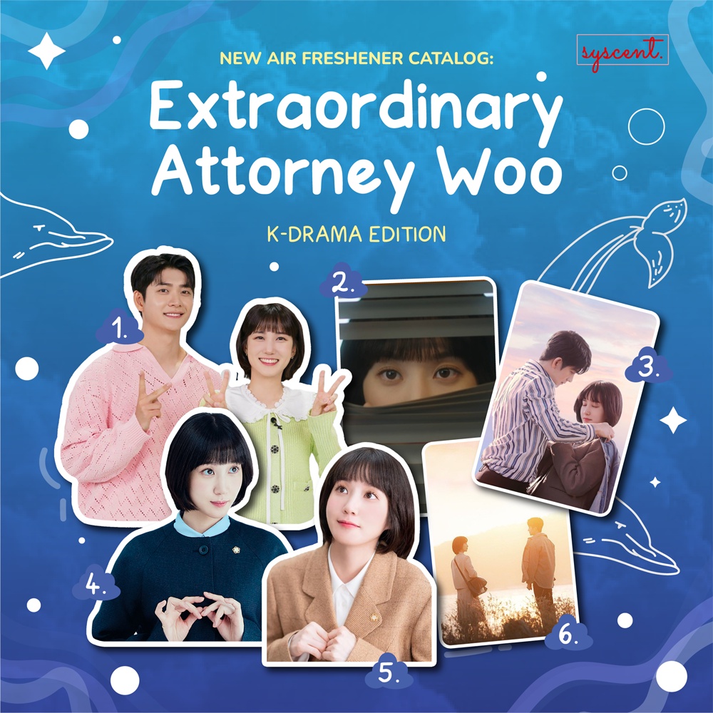 SYSCENT Air Freshener KDRAMA Attorney Woo - Woo Young Woo (Parfum Mobil / Pewangi Ruangan)