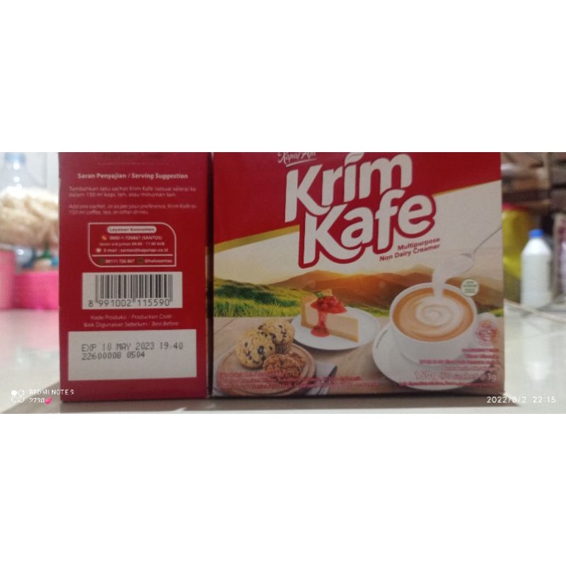 

Krim Caffee box 150gr 50'S, 3gr/1'sachet