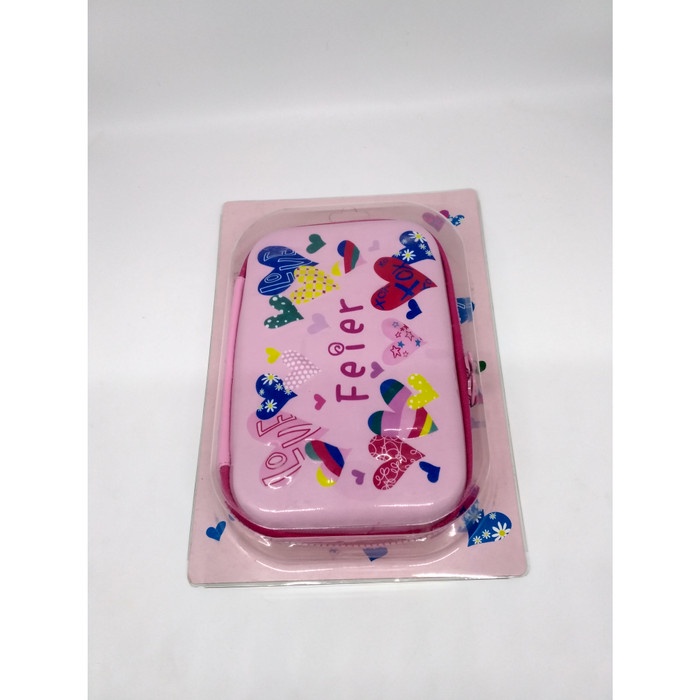 

(BISA COD) Kotak Tempat Pensil Anak / Pencil Hard Case - Model Smiggle Besar - Cookies