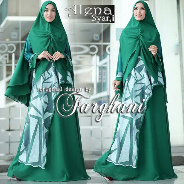 Gamis Syari ALENA By FARGHANI Branded Original