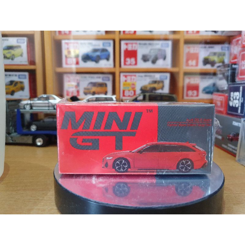 MiniGT Audi RS6 Avant Carbon Edition Tango Red