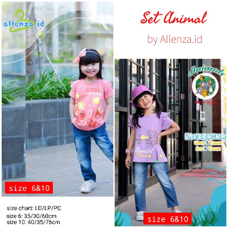 Setelan Jeans Anak Cowo Cewe Allenza