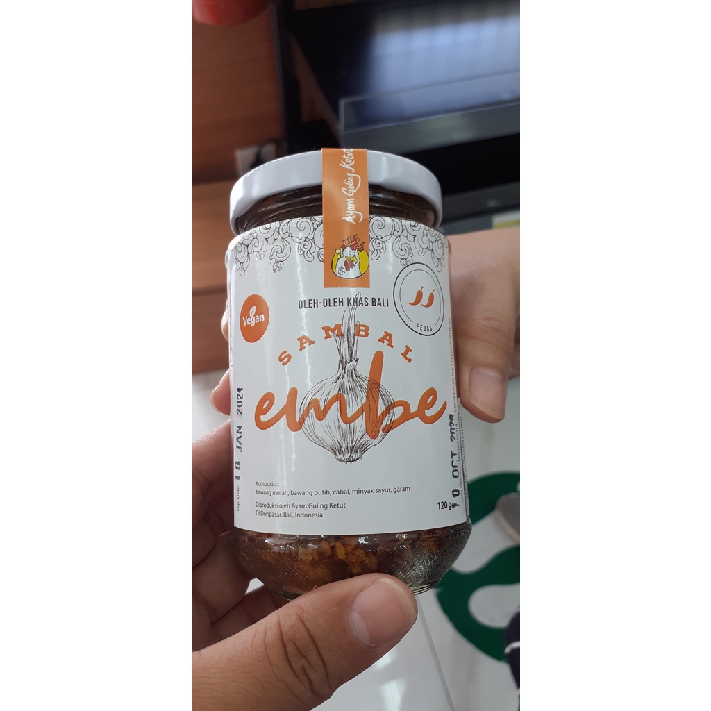 SAMBAL EMBE AYAM GULING KETUT 100% ASLI KHAS BALI 120GR