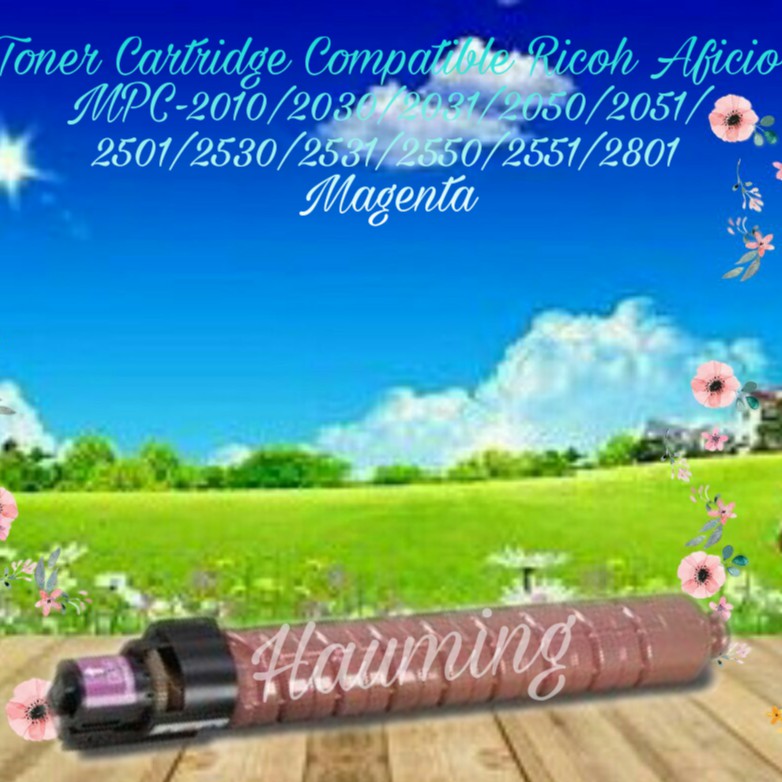 Toner Cartridge Compatible Ricoh Aficio MP C2010 C2030 C2031 C2050 C2051 C2501 C2530 C2551 Magenta