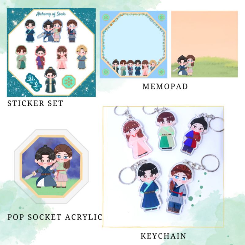 

ALCHEMY OF SOULS KDRAMA MERCHANDISE | STIKER MEMOPAD KDRAMA