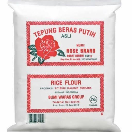 

Ketan-Beras-Tepung- Tepung Beras Rose Brand 500Gr -Tepung-Beras-Ketan.